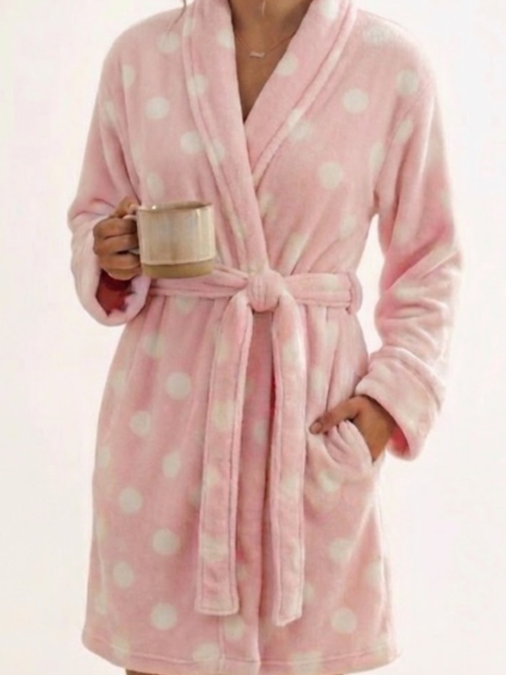 Kate Spade New York Plush Pink Robe